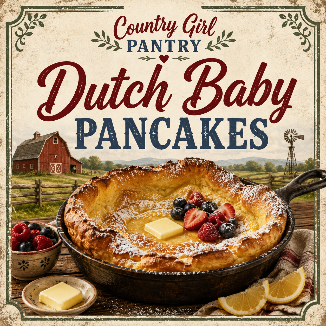 Dutch Baby Pancake Mix