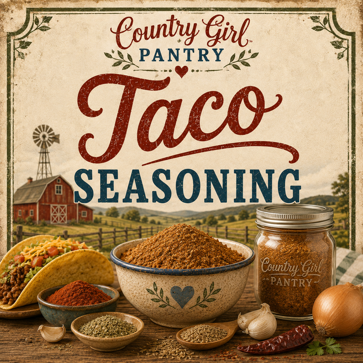 Mild Taco Seasoning