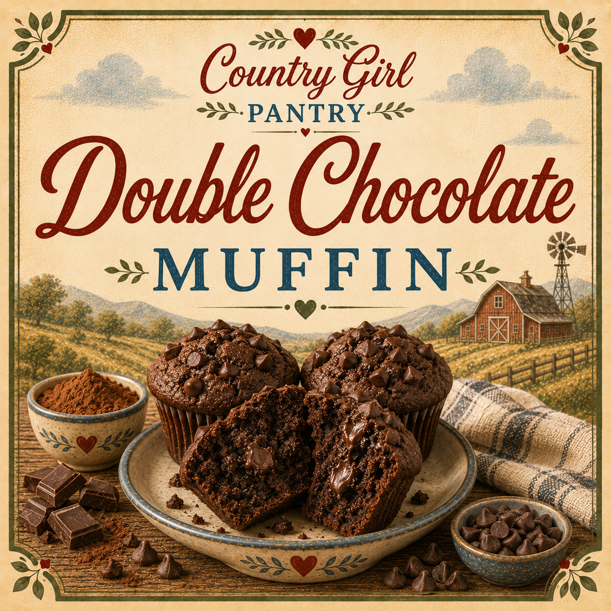 Double Chocolate Muffin