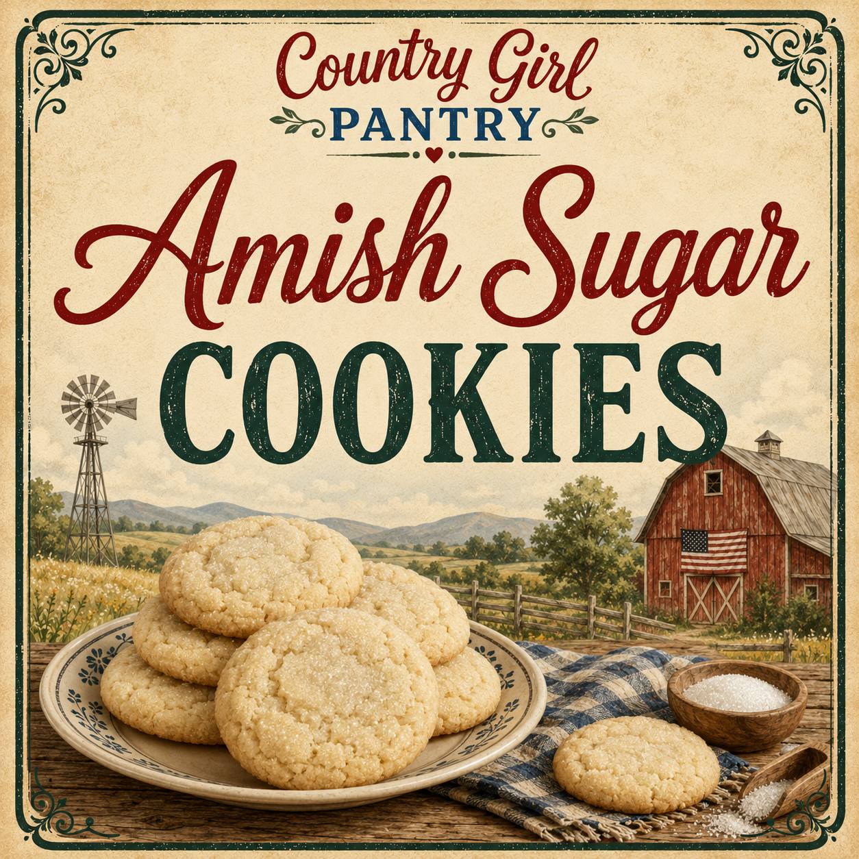 Amish Sugar Cookies